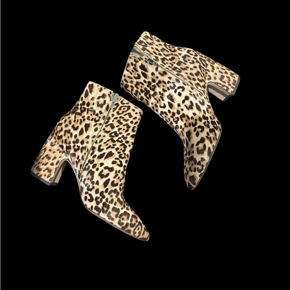Sam Edelman Leopard Print Ankle Booties